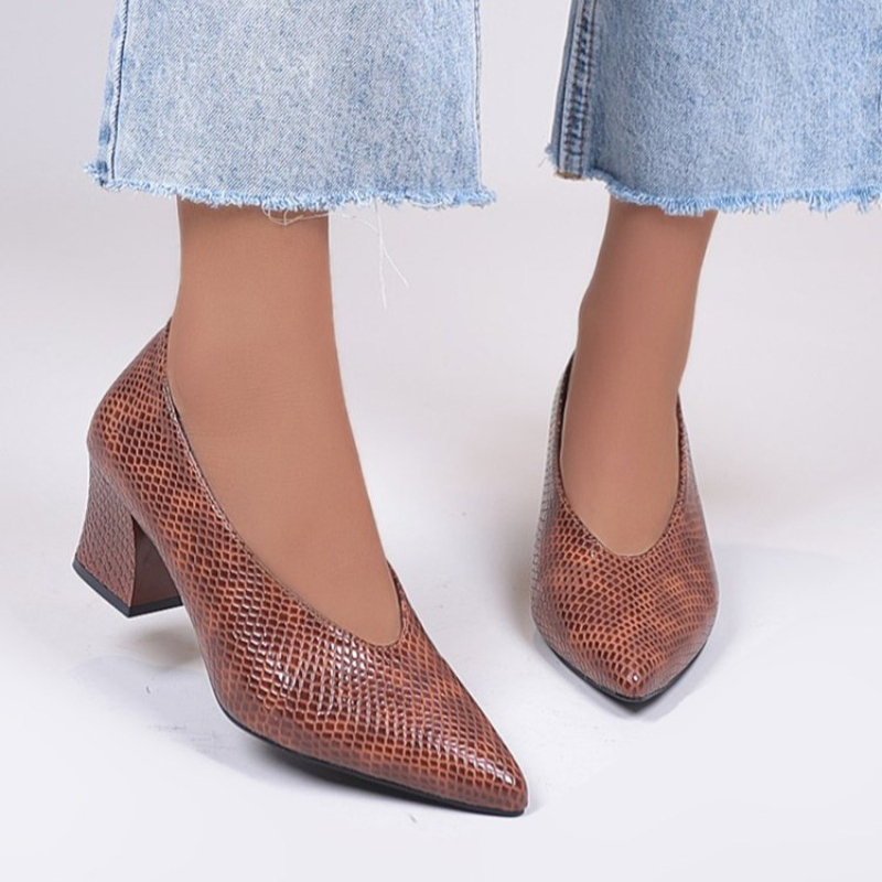 Women'S Fashion Quick Delivery - أحذية نسائية بكعب عالٍ، كعب سميك،