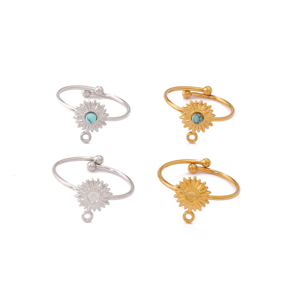 Women Fashion Rings - قطعة واحدة من خواتم الشمس المفتوحة