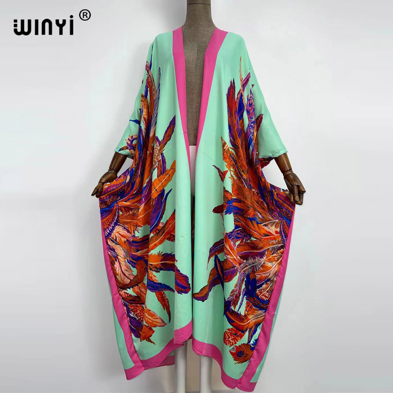 Women'S Fashion Kimono - ويني 2022 كيمونو شاطئي كبير الحجم