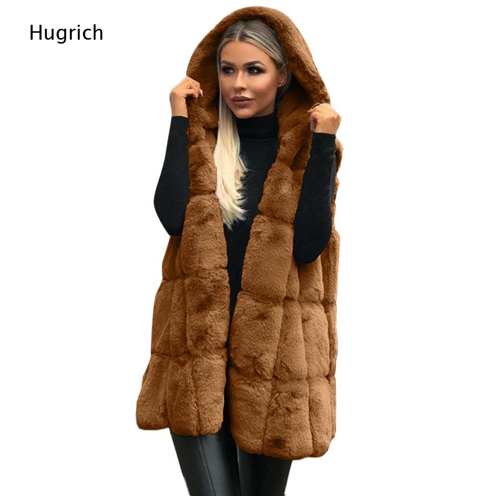 سترة نسائية بنية اللون من الفر - مراجعة Women'S Fashion Gilet وسعره