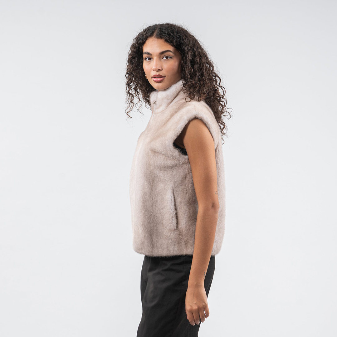 سترة نسائية لور 2026 بياقة عال - مراجعة Women'S Fashion Gilet وسعره