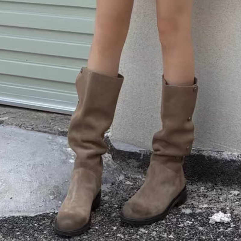 موضة كعب النساء أحذية عالية عا - مراجعة Women'S Fashion Boots 2025 وسعره