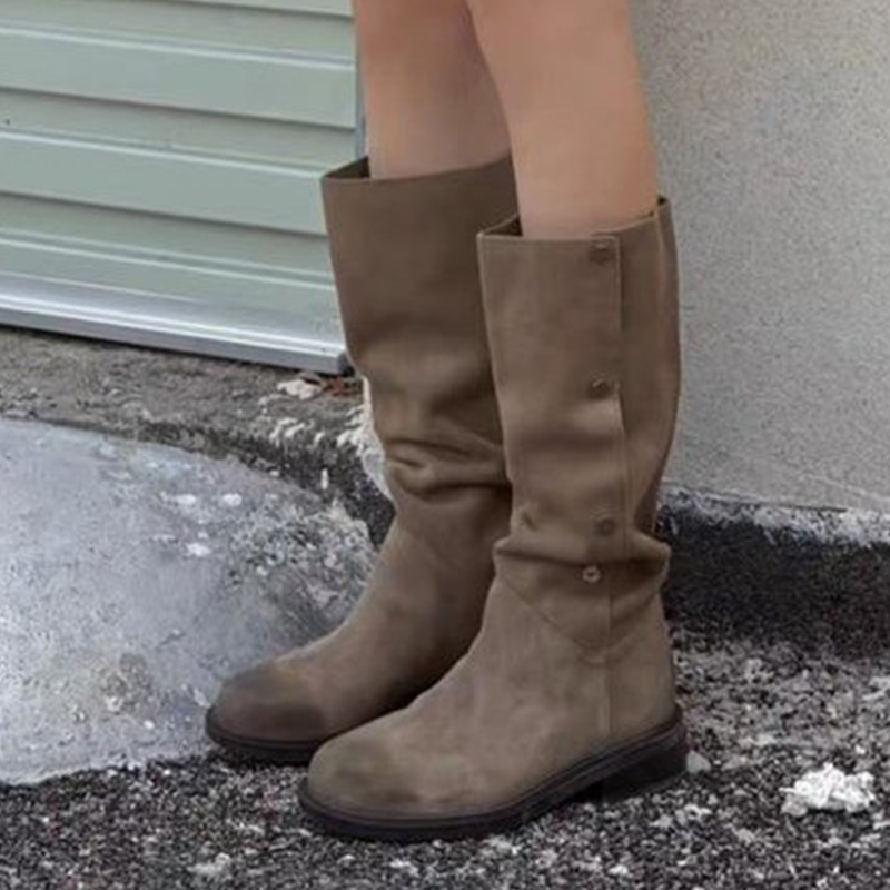 موضة كعب النساء أحذية عالية عا - مراجعة Women'S Fashion Boots 2025 وسعره