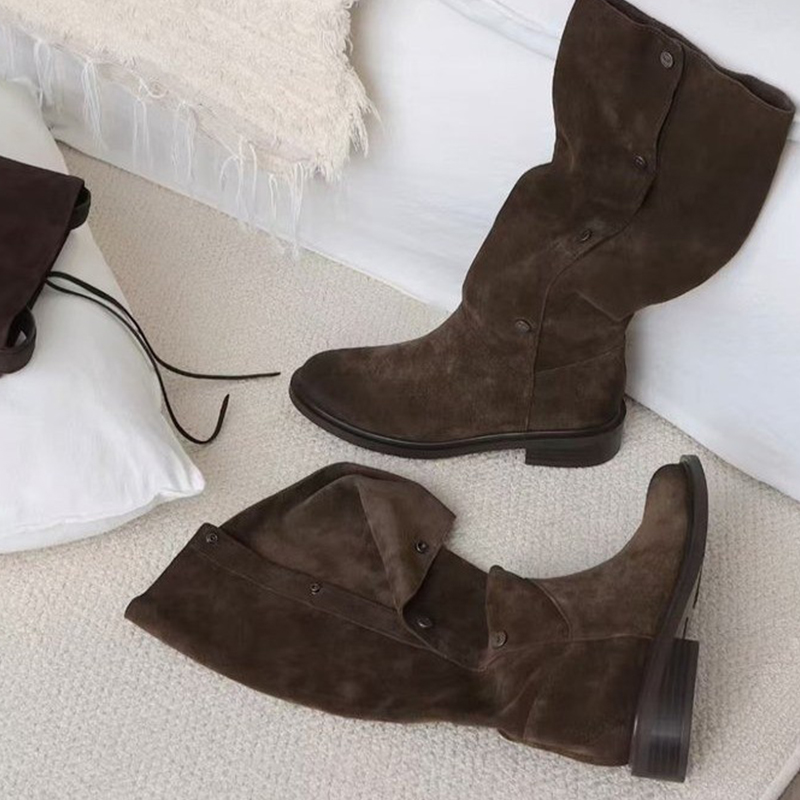 موضة كعب النساء أحذية عالية عا - مراجعة Women'S Fashion Boots 2025 وسعره