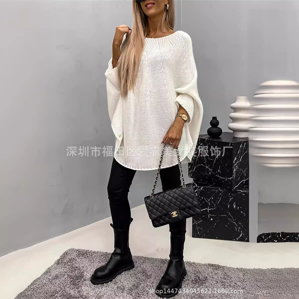 Sueter De Punto Para Mujer معط - مراجعة Women'S Fashion Raincoat وسعره