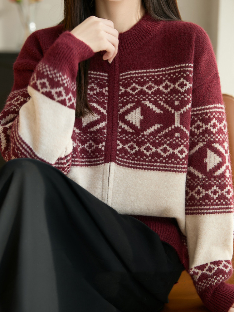 كارديجان محبوك بنمط جاكار كوري - مراجعة Women'S Fashion Gilet وسعره