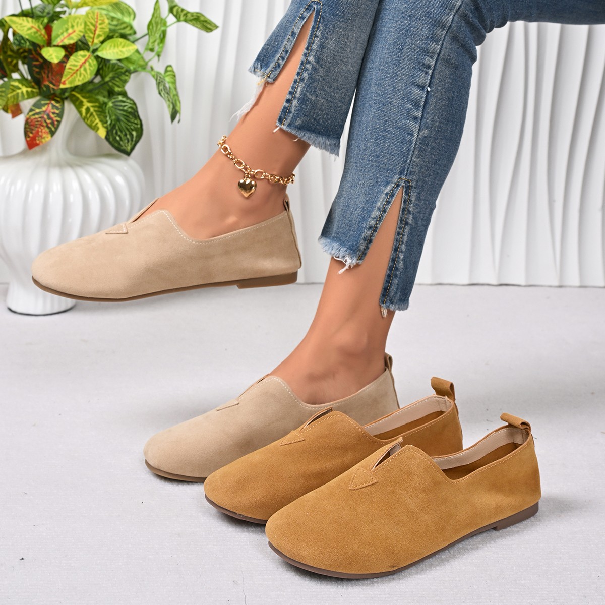 أحذية نسائية مسطحة سهلة الارتد - مراجعة Women'S Fashion Quick Delivery وسعره