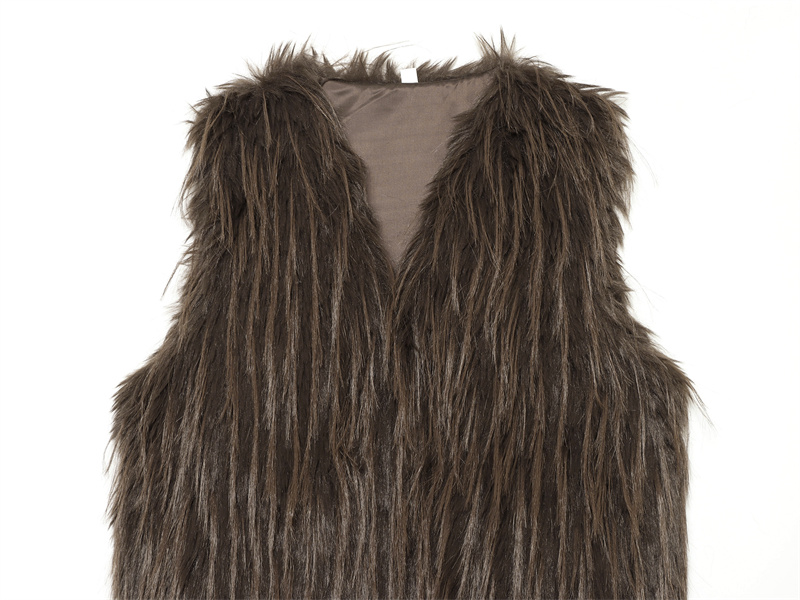 سترة نسائية من الفرو الصناعي م - مراجعة Women'S Fashion Gilet وسعره