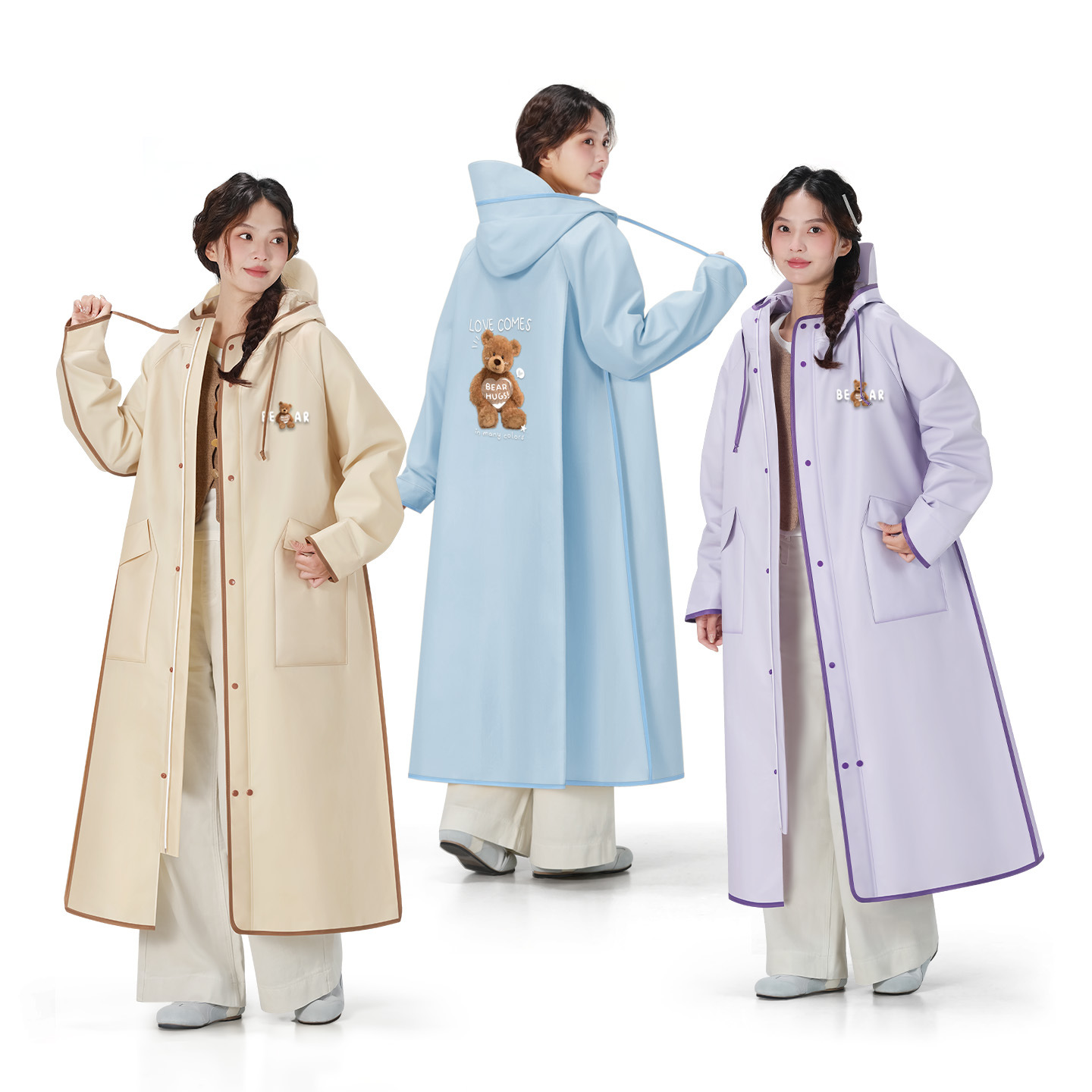 معطف مطر نسائي شفاف من مادة ال - مراجعة Women'S Fashion Raincoat وسعره