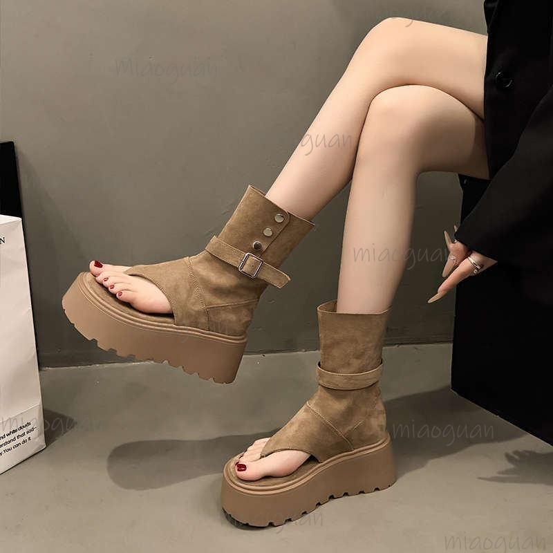 أحذية نسائية قصيرة بنعل سميك ب - مراجعة Women'S Fashion Trends 2026 Spring Summer وسعره