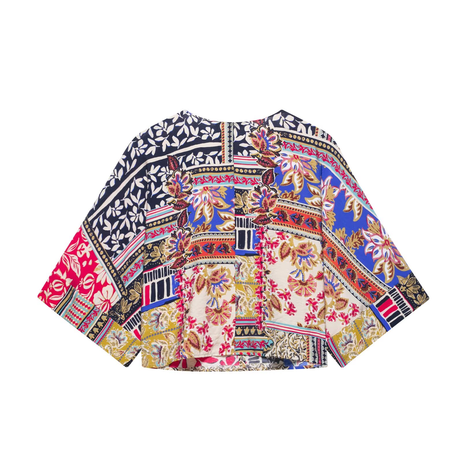 بلوزة كيمونو قصيرة مطبوعة من ا - مراجعة Women'S Fashion Kimono وسعره