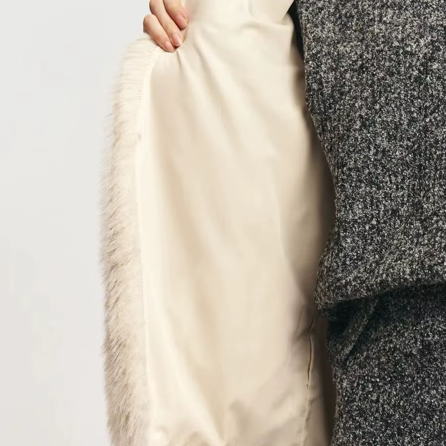 سترة نسائية فرو صناعي طويلة وف - مراجعة Women'S Fashion Gilet وسعره