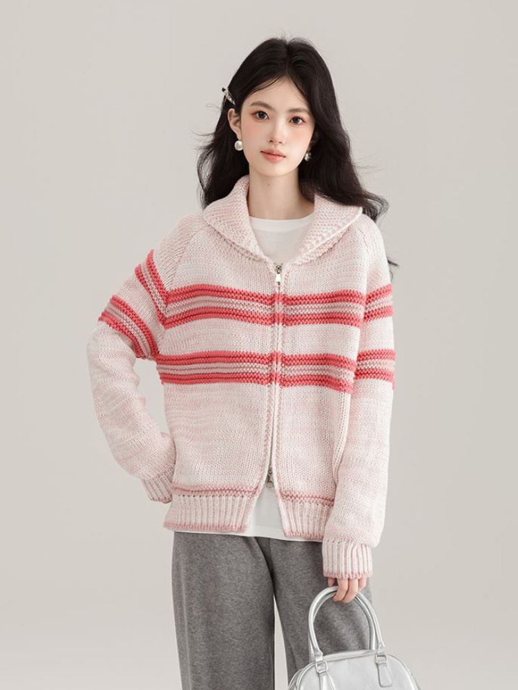 بدوره إلى أسفل طوق مخطط سترة م - مراجعة Women'S Fashion Gilet وسعره