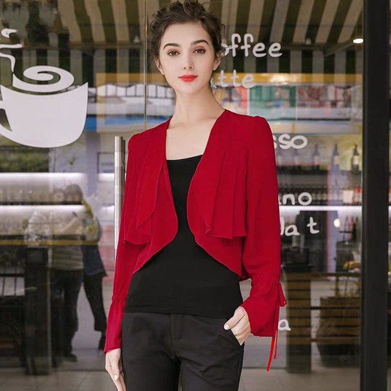 المرأة تكدرت كم معطف شيفون رقي - مراجعة Women'S Fashion Kimono وسعره
