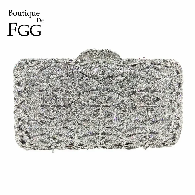 حقائب سهرة فاخرة بمقبض كريستال - مراجعة Women'S Fashion Boutique وسعره