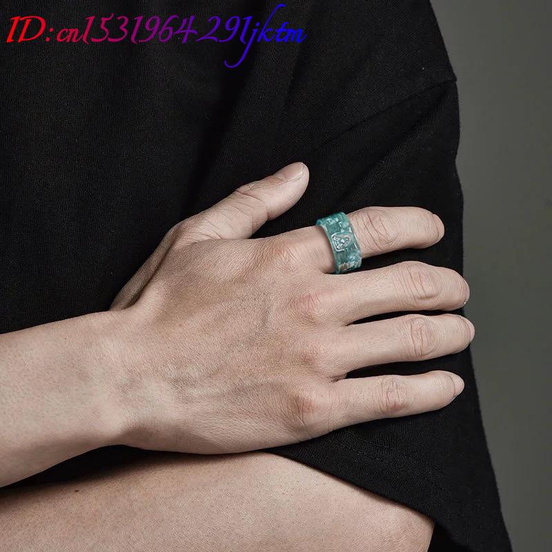 خاتم بوذا من اليشم البورمي الط - مراجعة Women Fashion Rings وسعره