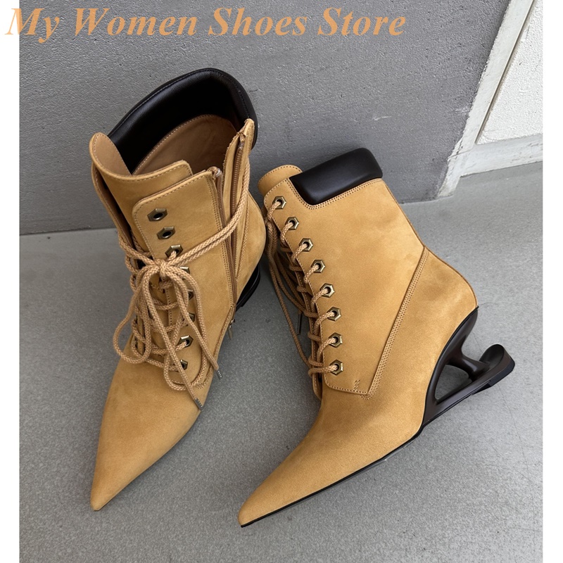 مدبب تو غريب نمط كعب الجوارب ا - مراجعة Sale Fashion Women وسعره