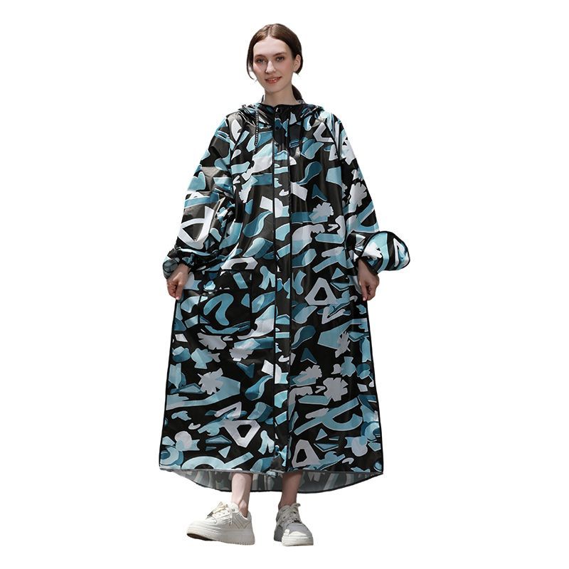 معطف مطر طويل مموه للبالغين، م - مراجعة Women'S Fashion Raincoat وسعره